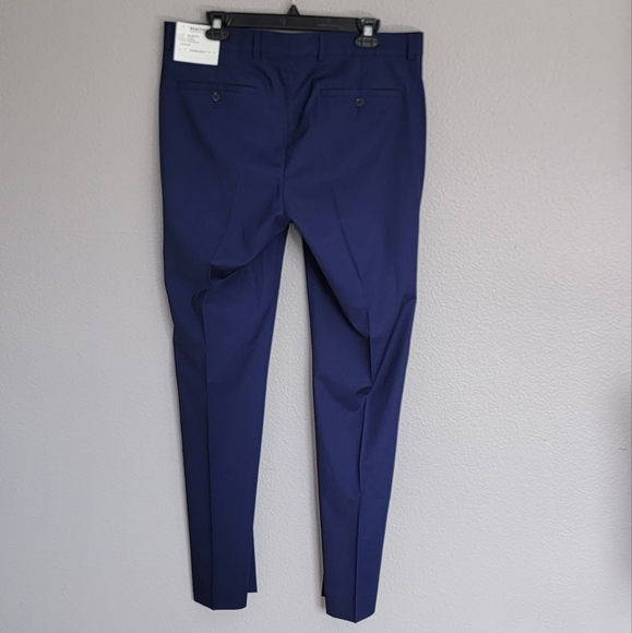 Reaction Kenneth Cole Tecni-Cole Plaid Suit Pants/ 42R X 32L - Picture 2 of 10